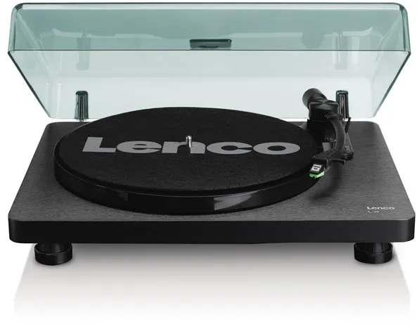 Lenco L-30BK Turntable with USB/PC encoding - Black - Turntable Black