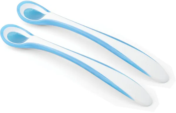 EasyEating blue - 2 thermosensitive spoons
