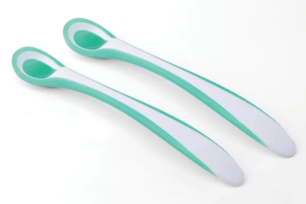 EasyEating green - 2 thermosensitive spoons