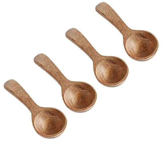 Muubs Salt Spoon 4 pcs, natural - Teak