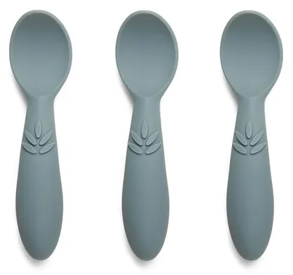 Nuuroo Ella silicone spoons 3-pack - Lead